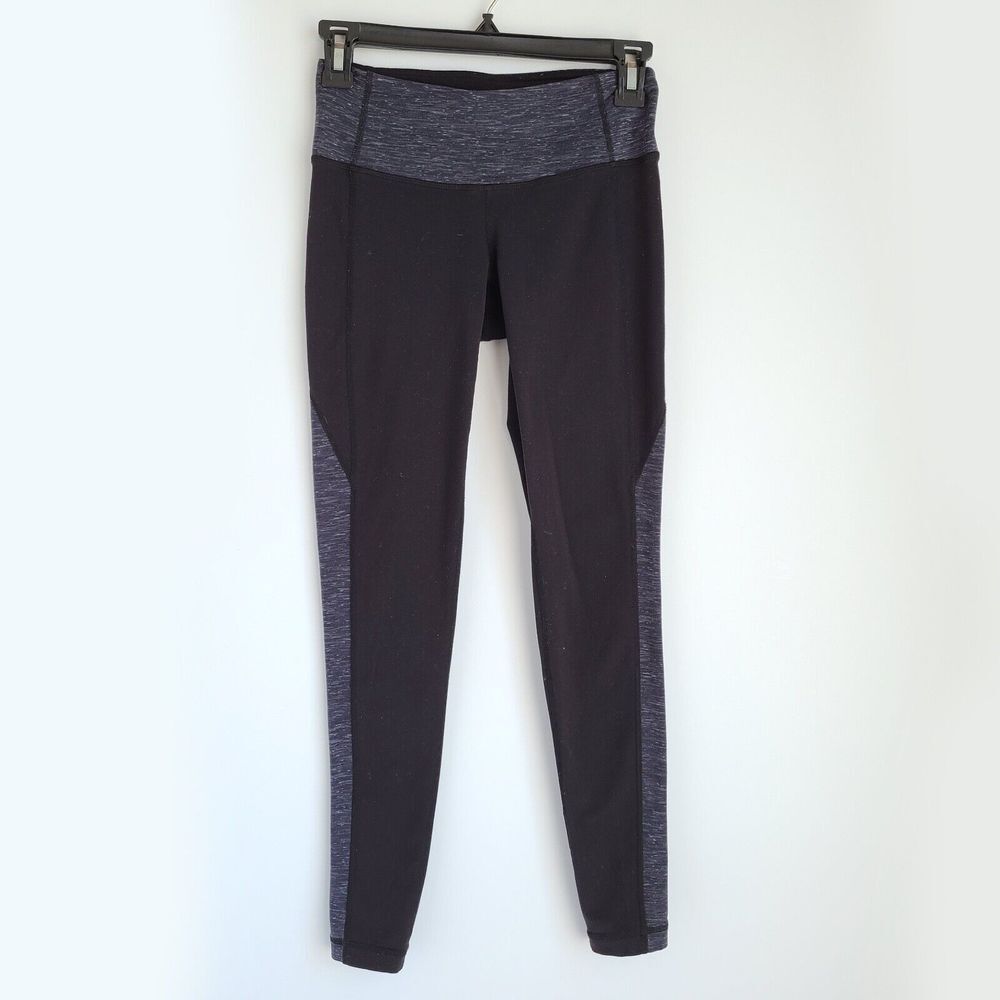 Athleta Chaturanga Cropped Leggings Womens XS Black Stretchy Gym Athletic